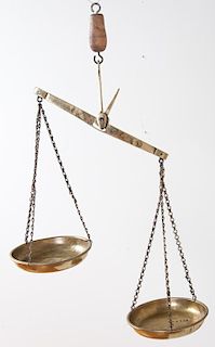 Kuleli Brass Hanging Balance Scale