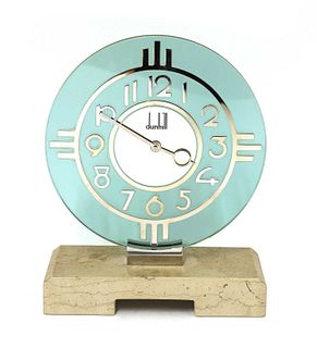 A Dunhill mantel clock,