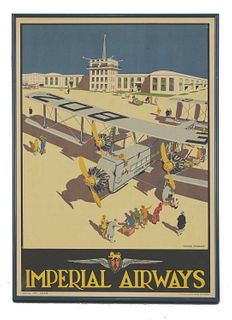 'Imperial Airways' poster,