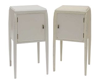 A pair of Art Deco bedside tables,