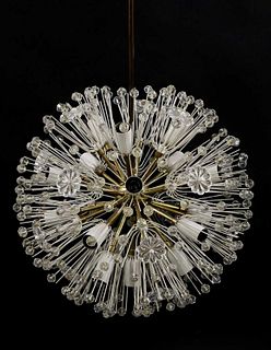 An Austrian Rupert Nikoll 'Dandelion' or Sputnik chandelier,