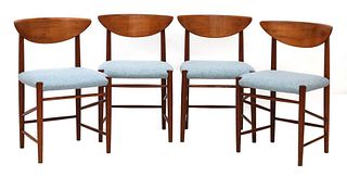 A set of four Søborg 'Model 316' chairs,