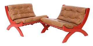 A pair of 'CP1' lounge chairs