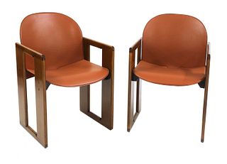 A pair of 'Dialogo' armchairs,
