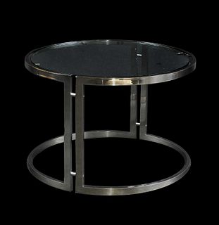 A modern 'Coulsen' circular coffee table,
