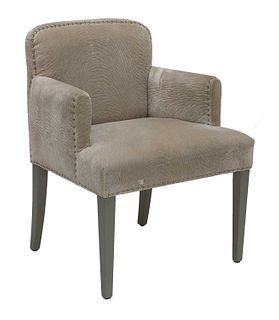 A contemporary side chair,