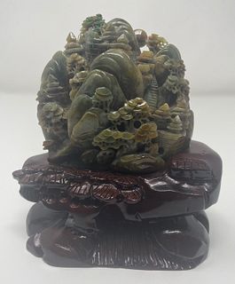 Vintage Chinese Jade art décor design with