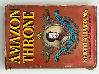 AMAZON THRONE by B Harding 1941 1stEd BOBBS MERRILL