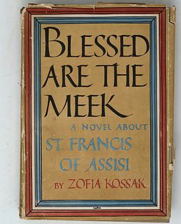 Z KOSSAK Blessed Are the Meek, ROY PUBLISHERS, 1stEd