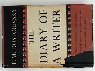 DOSTOIEVSKY The Diary of a Writer 1954 hardcover