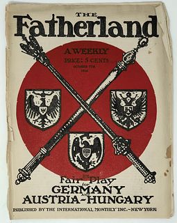 The Fatherland WWI Oct-7-1914 WHAT ENGLAND FEARS MOST