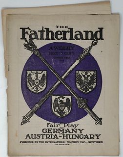The Fatherland WWI Oct-28-1914 IS THE US NEUTRAL?