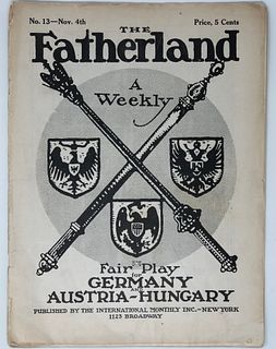The Fatherland WWI Nov-4-1914 Rudolf Eucken's Message