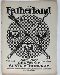 The Fatherland WWI Nov-11-1914 TO THE CIVILIZED WORLD