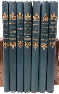 MUHLBACH 7 vols 1800s APPLETON 1st editions