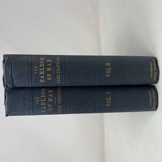LORD CRAWFORD 1882 1stEd EARLDOM OF MAR Vol I/II
