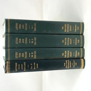 PINTARD, LETTERS FROM 4 vol set NY HISTORICAL 1937