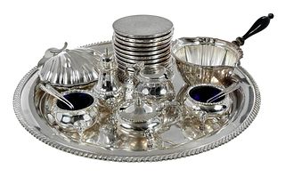 20 Pieces English Silver and Silver Plate