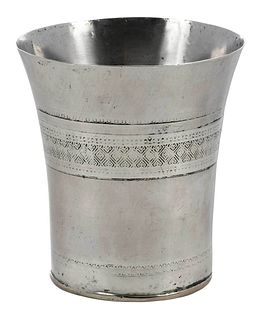 Continental Silver Flared Rim Cup
