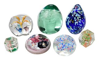 23 Glass Paperweights