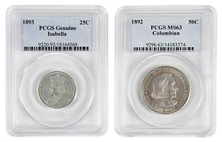 Two Early U.S. Commemorative Coins