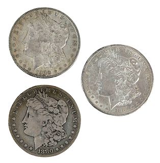 135 Silver Dollars, Mostly Morgan