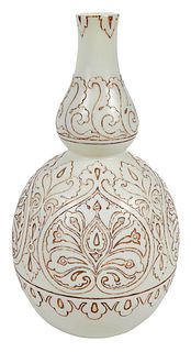 Thomas Webb 'Old Ivory' Cameo Glass Vase