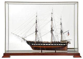 Scale Ship Model of U.S.S. Constitution