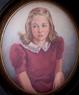 Robert Carlyle Barritt Oil on Canvas Portrait