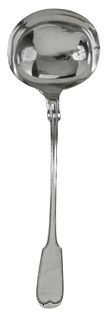 Montgomery Coin Silver Punch Ladle, Lewis Owen