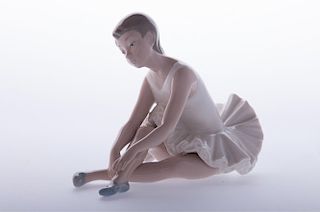 Lladro NAO Seated Ballerina Porcelain Figure