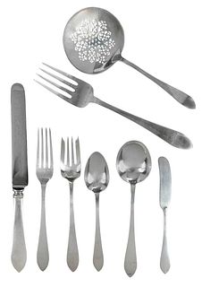 Tiffany Faneuil Sterling Flatware, 80 Pieces