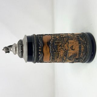 Vintage OLD HEIDELBERG Beer Stein pewter lid MADE IN