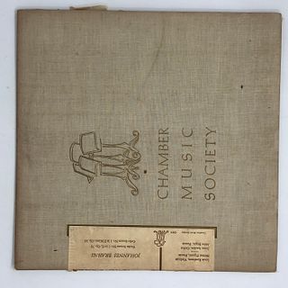 CHAMBER MUSIC SOCIETY CM 9 Brahms red vinyl LP