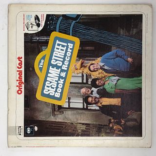Original Cast SESAME STREET Book and Record 1970 CS1069