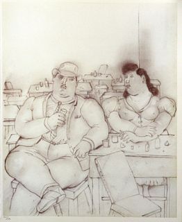 Fernando Botero (After)  - Le Bar