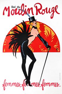 Vintage Poster - Moulin Rouge