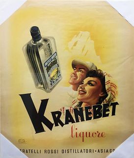 Studio Crof Padova (Vintage Poster) - Kranebet Liquore