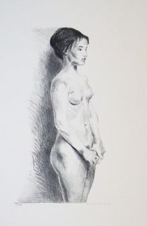 Raphael Soyer - Nude Woman