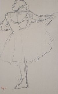 Edgar Degas - Danseuse a  la barre
