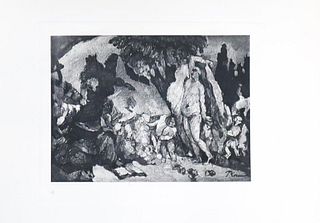 Paul Cezanne (after) - La tentation de Saint Antoine