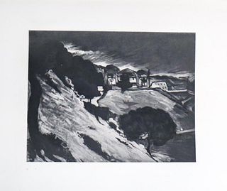 Paul Cezanne (after) - Les Toits rouges