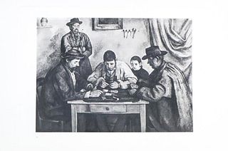 Paul Cezanne (after) - Les Joneurs de cartes