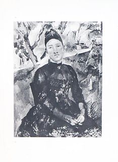 Paul Cezanne (after) - Portrait de Madame Cezanne dans