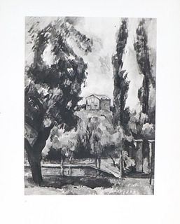 Paul Cezanne (after) - Le jas de Bouffan