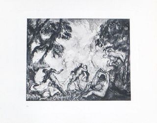 Paul Cezanne (after) - La Lutte