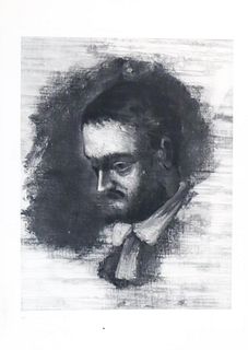 Paul Cezanne (after) - Portrait de zola