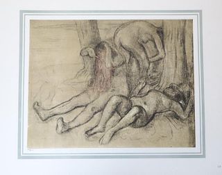 Edgar Degas (After) - Le bain sous les saules