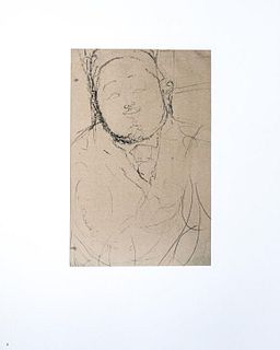 Amedeo Modigliani - Untitled Portrait of a Man