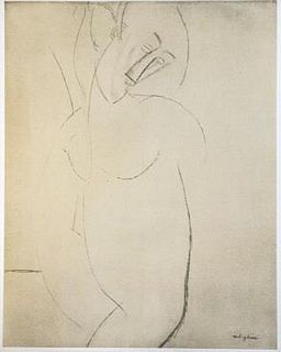 Amedeo Modigliani - Untitled portrait of a  Woman